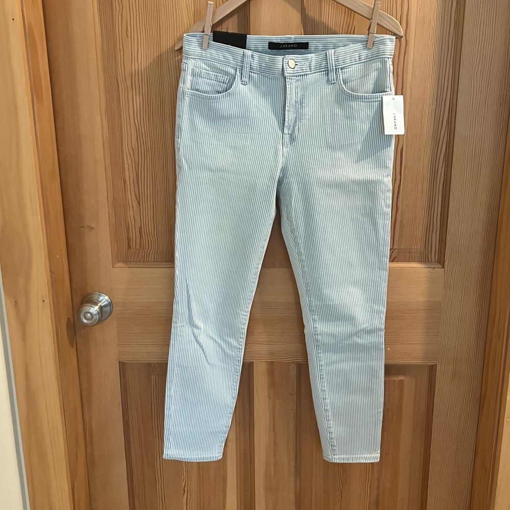 J Brand Bleach Stripe Capri in size 28 New With Tags